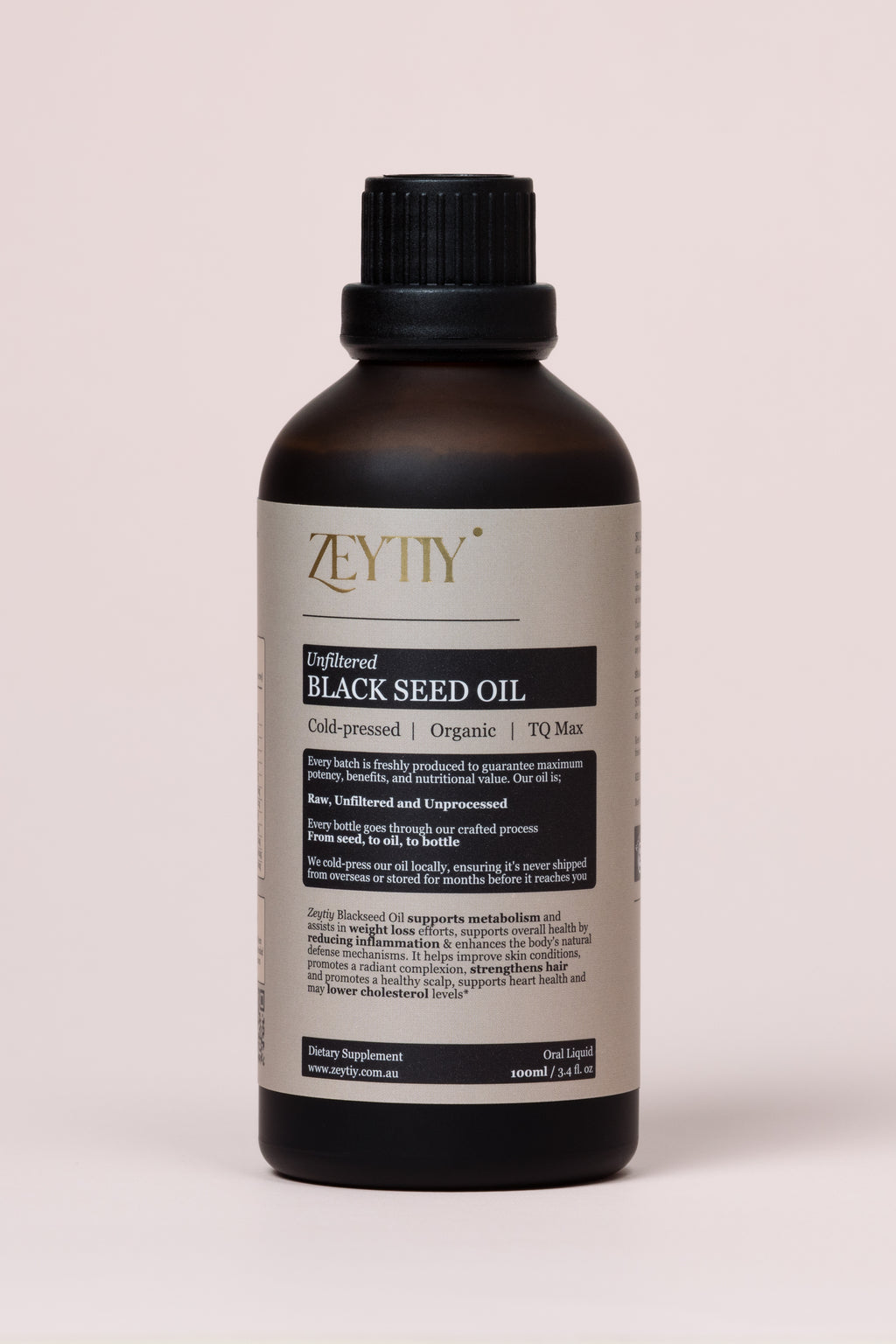 Premium Black Seed Oil - Unflavoured No Dropper