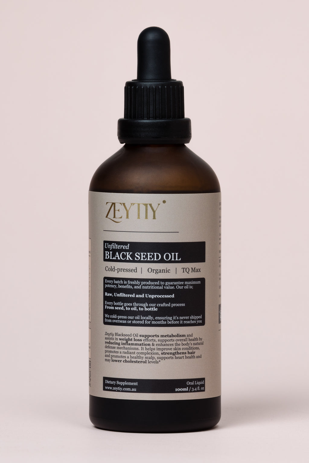 Premium Black Seed Oil - Unflavoured Dropper