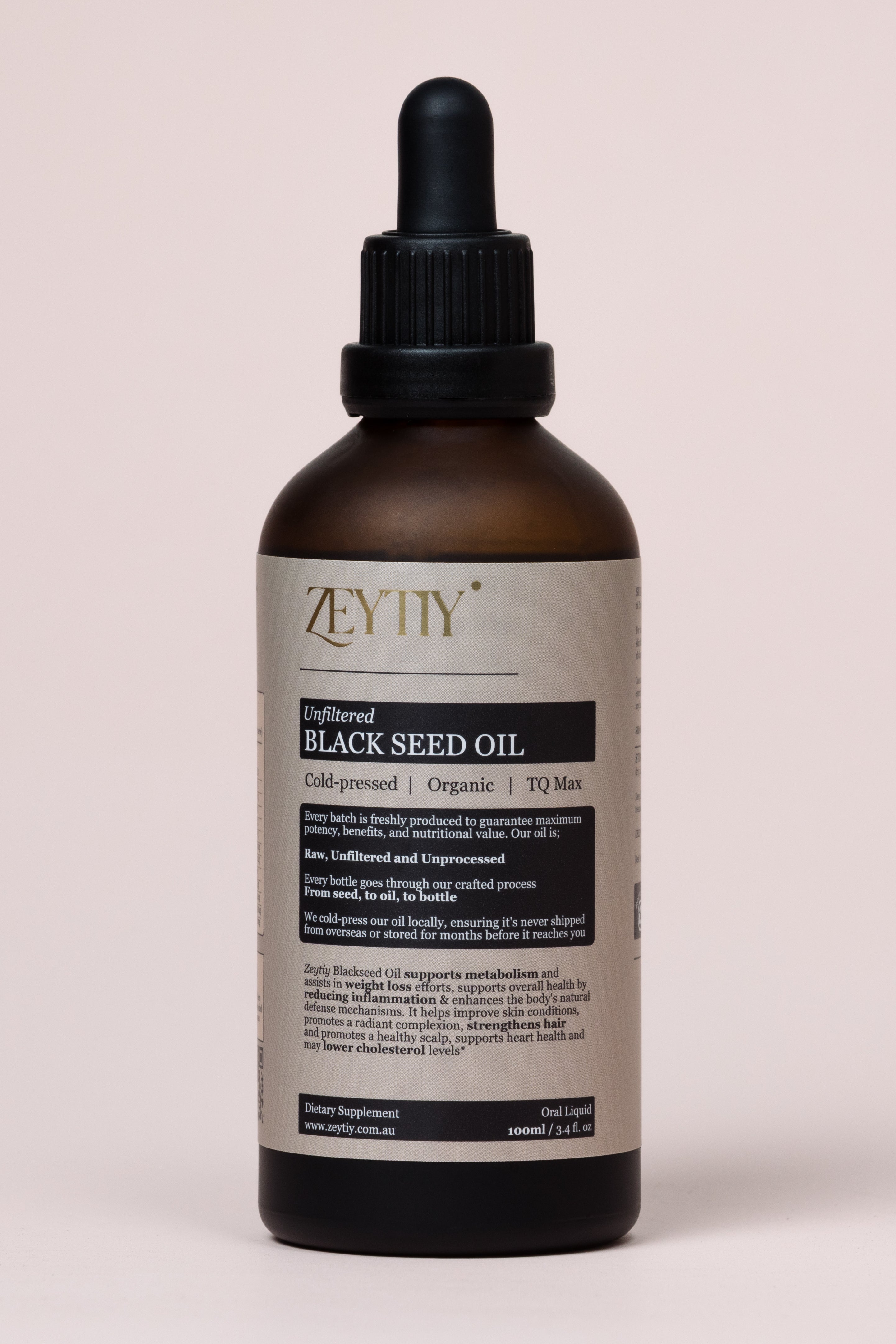 Premium Black Seed Oil - Unflavoured Dropper