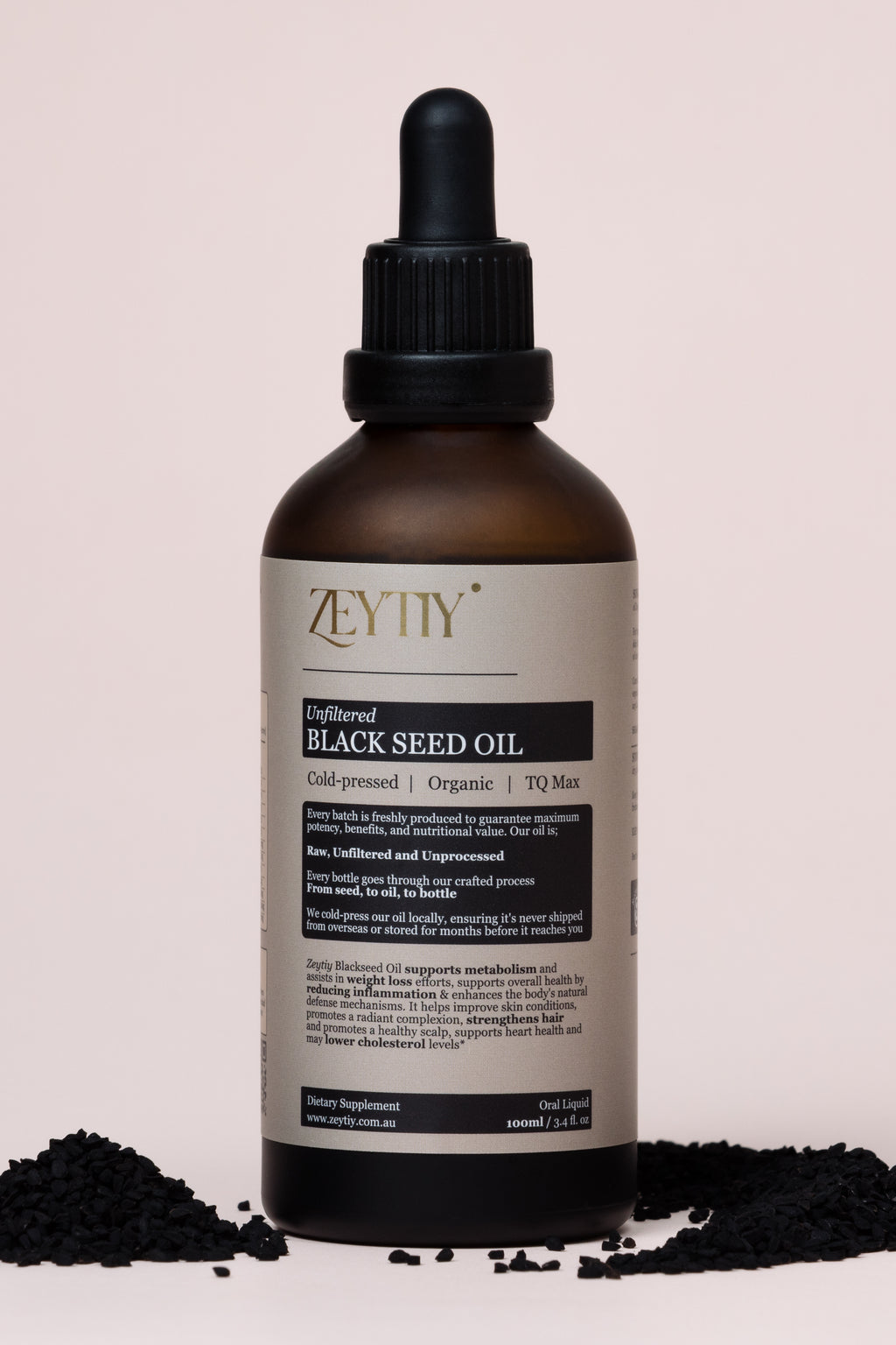 Premium Black Seed Oil - Unflavoured Dropper