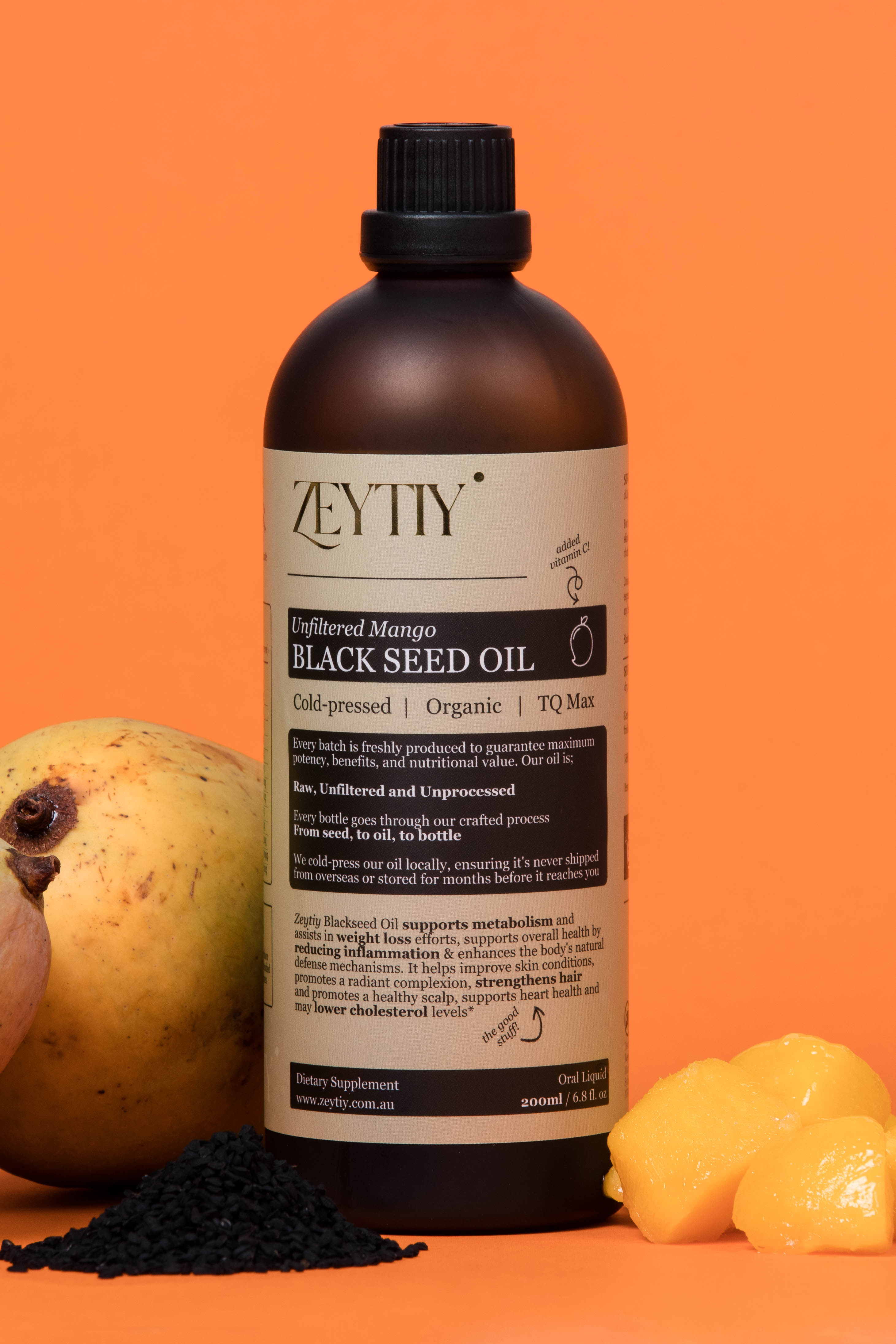 Premium Black Seed Oil - Mango