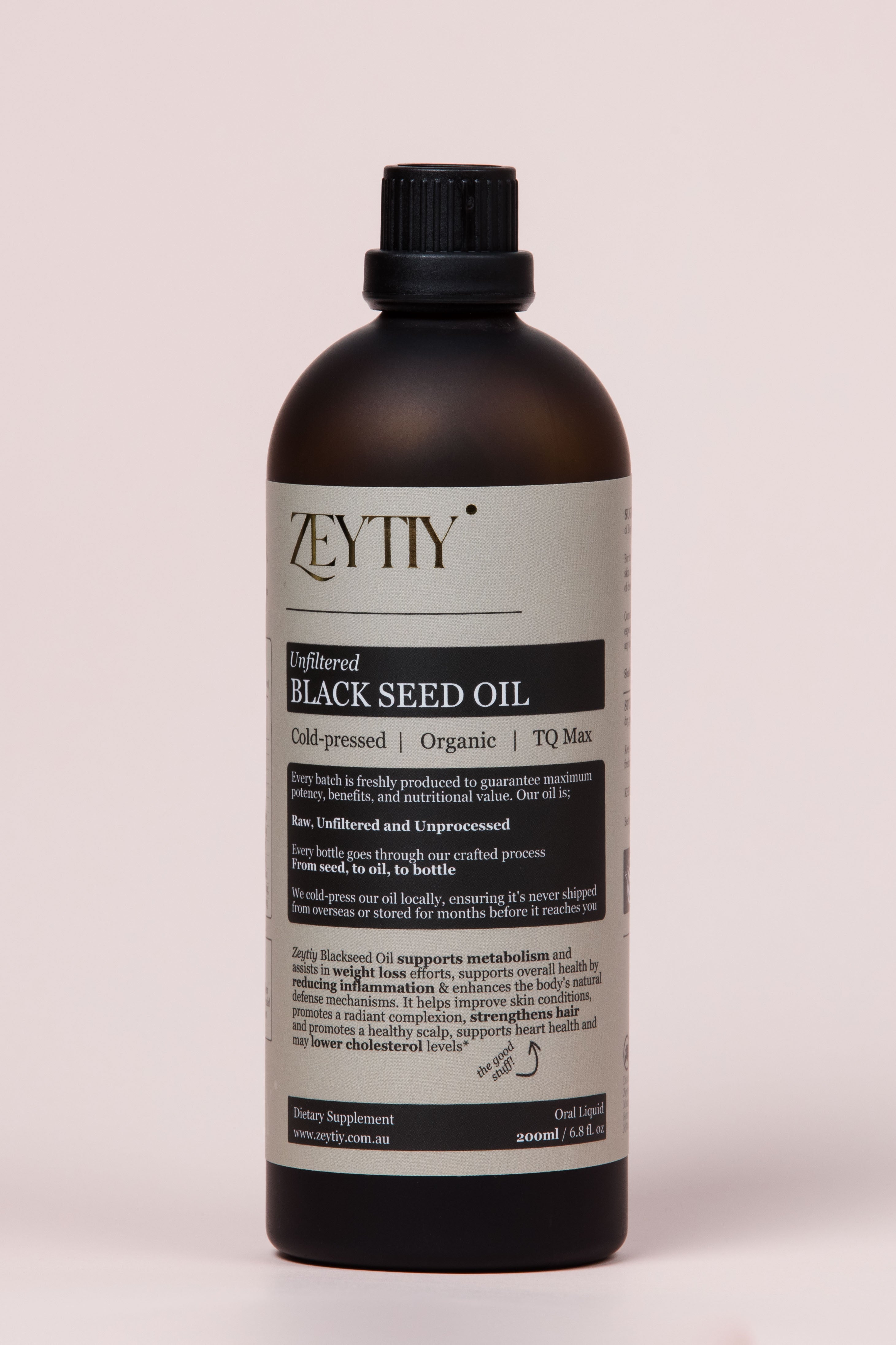 Premium Black Seed Oil - Unflavoured